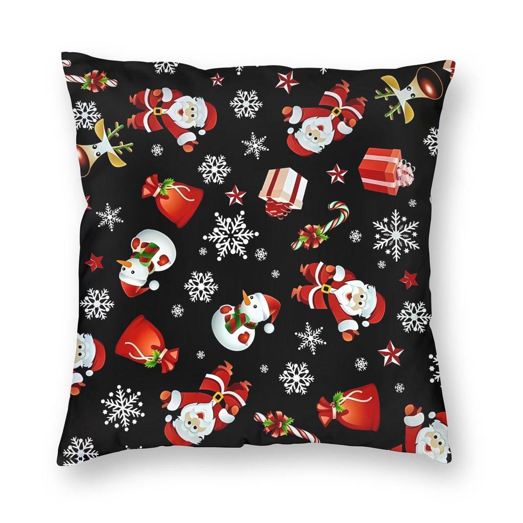 Festive Fun Christmas Pillowcases Fashion Pillow Case For Living Room Chair Soft Pillow Cover