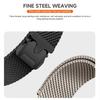 2Pcs Milanese Strap Compatible with 22mm Watch Bands Quick Release Replacement Wristband Adjustable Waterproof Sport Bands for Men Women