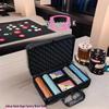 Aluminum Alloy Black K-Type Poker Chip & Chessboard Case
