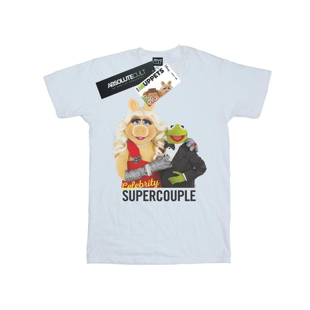Disney Womens/Ladies The Muppets Celebrity Supercouple Cotton Boyfriend T-Shirt