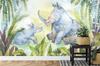 Photomural Rhinoceros Self-Adhesive Mural 90x60