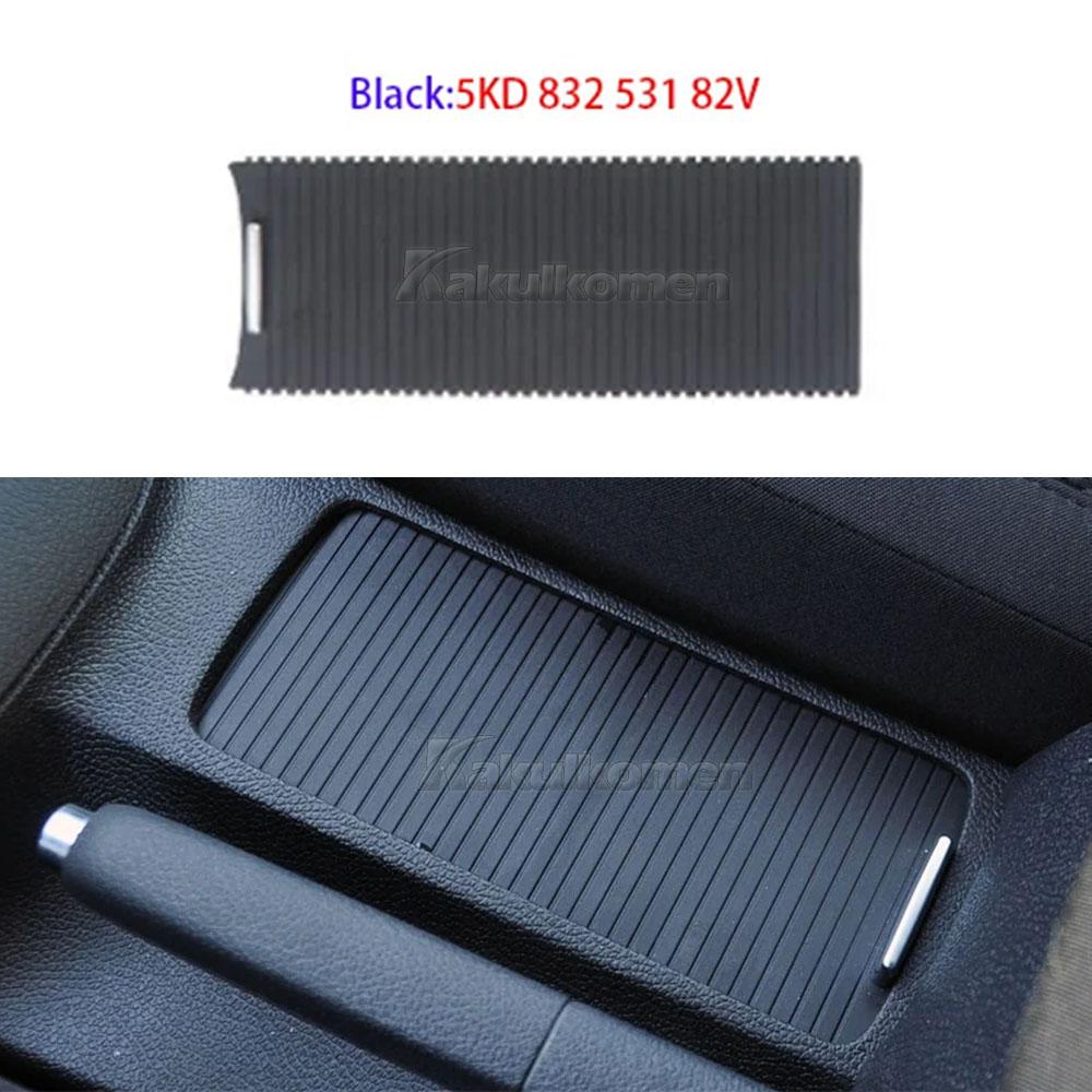 For VW Golf 6 2009-2014 Sagitar 2006-14 Center Armrest BoxCover Plate Cup Holder Pull Curtain Glove Box Sliding Cover 5KD832531