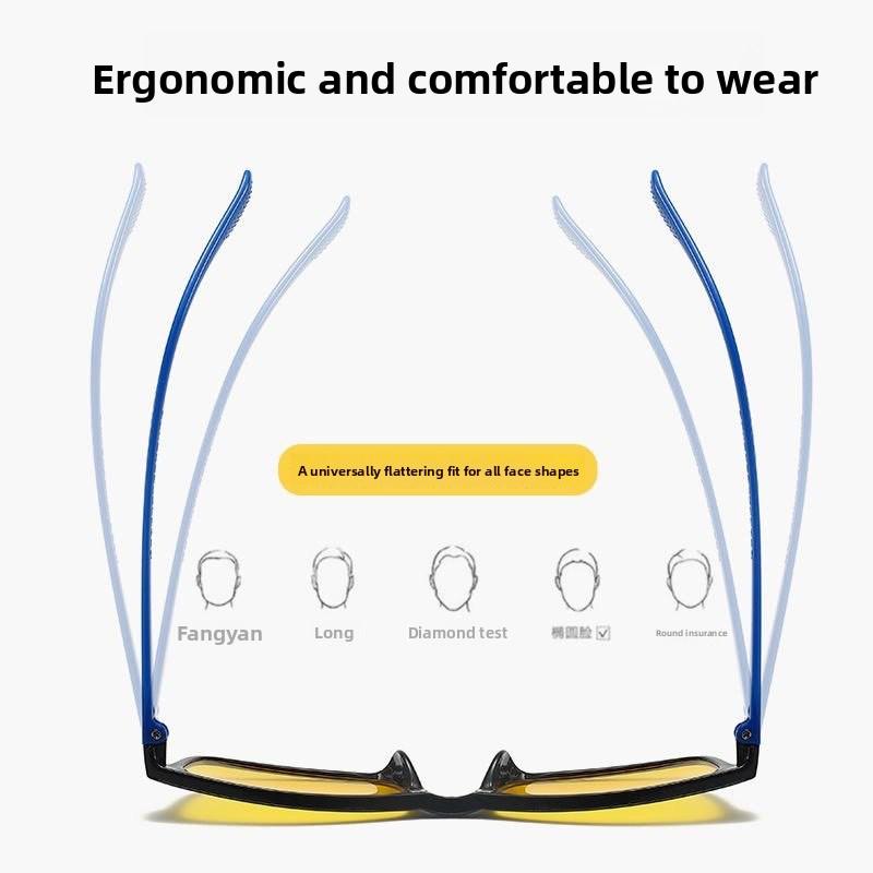 HD Night Vision Myopia Glasses Anti Glare Anti UV Anti Strong Light with Diopter Myopia Eyewear Men Driving Near Sight Goggles