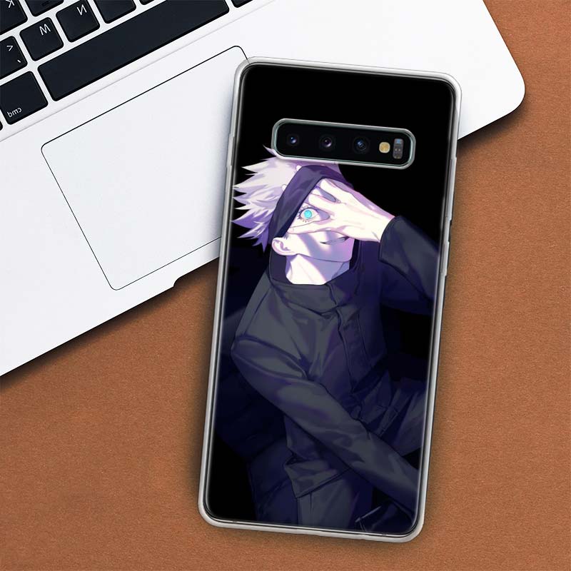 Jujutsu Kaisen Gojo Satoru Phone Case For Samsung Galaxy M21 M12 M31S M32 M51 M52 Note 20 Ulte 10 Plus 9 8 J4 J6 + J8 M11 F52 F6