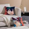 T-The Summer Hikaru Dieds H-Hikaru Y-Yoshiki Cushion Cover Pillowcase Short Plush Invisible Zipper Room Sofa Cushion Cover