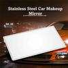 Stainless Steel Sun-Shading Visor Mirror High Clarity Portable Car Mirror  Car Interior