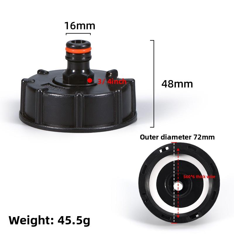 

IBC Tank Chemical Drum Fittings Small Nipple Connector, Garden Connector, Water Pipe S60*6 to 1/2