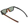 6753FG Light Color Polarized Sports Sunglasses for Men UV Square Rubber Straight Temples Black [OTC.web] - Stylish, Cool, Protection, TR90, Shape,