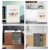 Kitchen Short Cabinet Curtain Household Furniture Short Curtain Dustproof Curtains Wardrobe Cupboard Cover Home Decoration