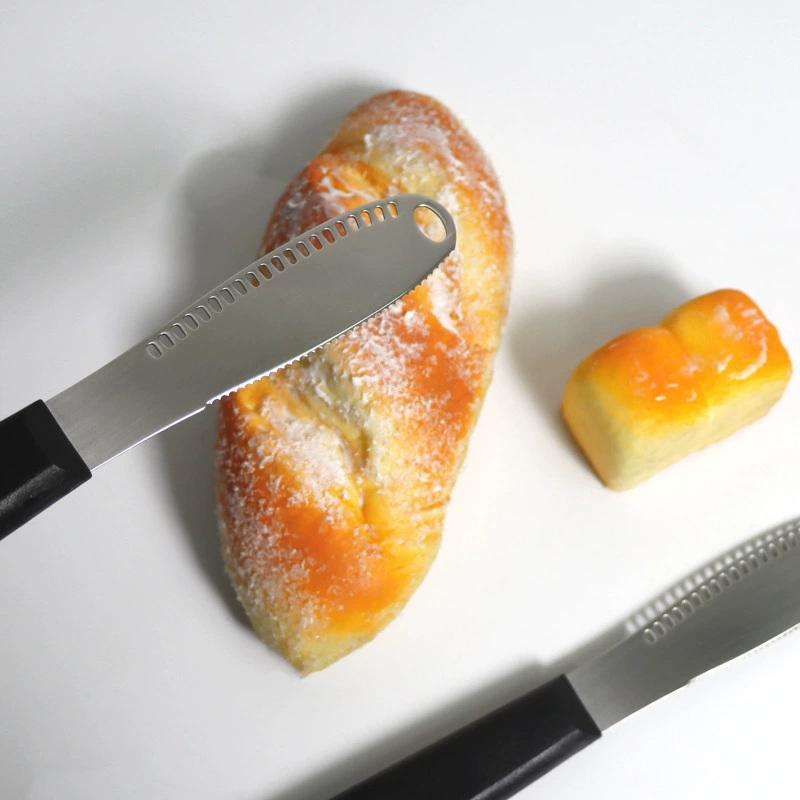 3 In 1 Stainless Steel Butter Knife Cheese Dessert Jam Spreaders Cream Scraper Bread Splitter Butter Spreader Kitchen Accessorie