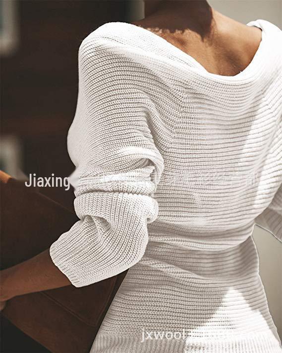 2026 Europe Autumn/Winter Women's Slim Fit V-neck Knitwear Pullover Sweater