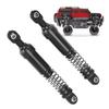 RC Shock Absorber Set Aluminum Alloy Metal 85mm RC Damper Set with Spring Replacement for SCX10 1/10 RC Car Model Black