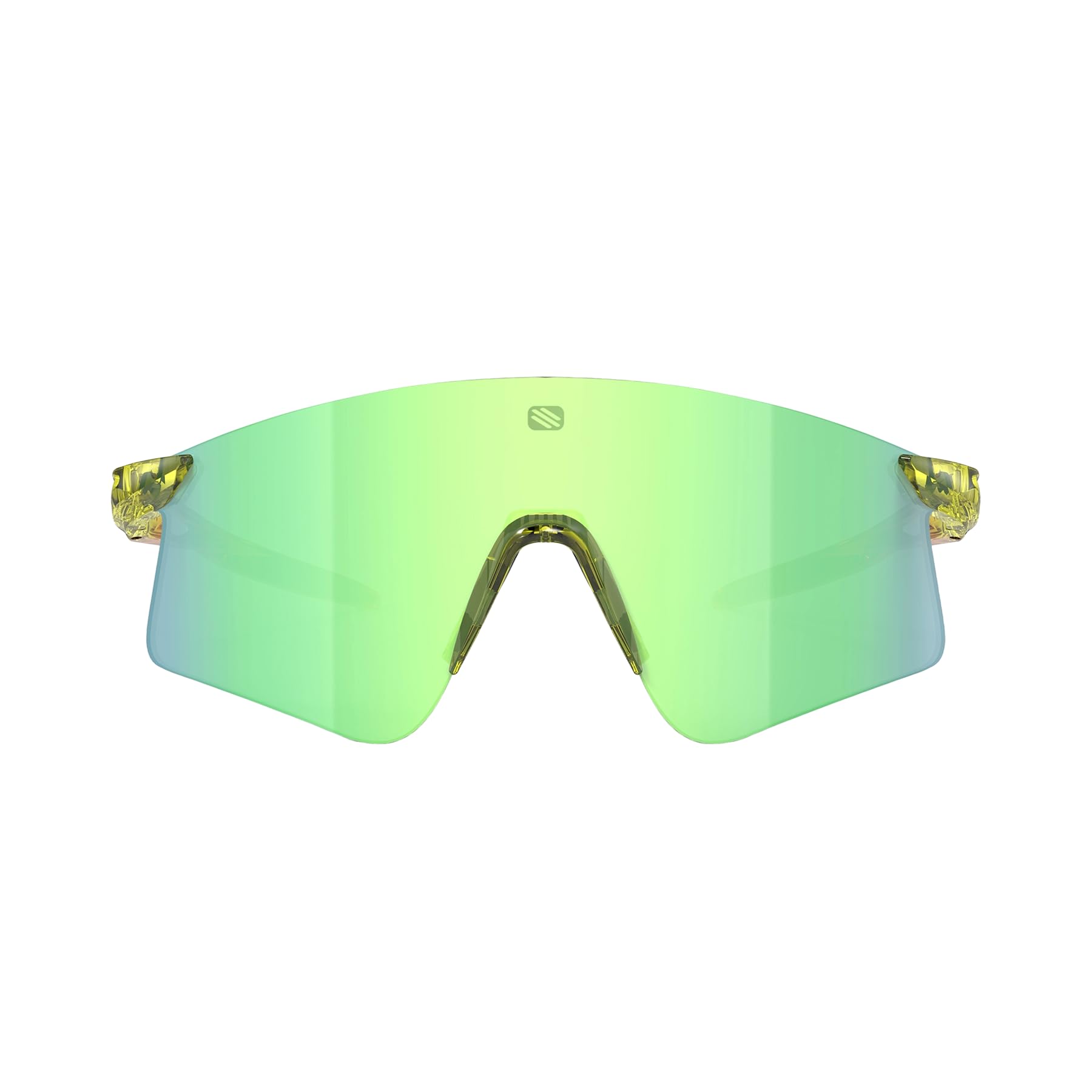 RUDYPROJECT Astral X Spring Edition Crystal Apple Green with Red Fade Gloss Green Sunglasses, Fluo, Frame, Multi-Laser Lenses, SP944130-0001