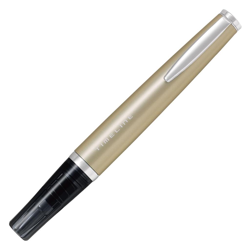 Pilot Timeline Present Moonlight Gold Ballpoint Pen BTL3SRMGD 0.7mm