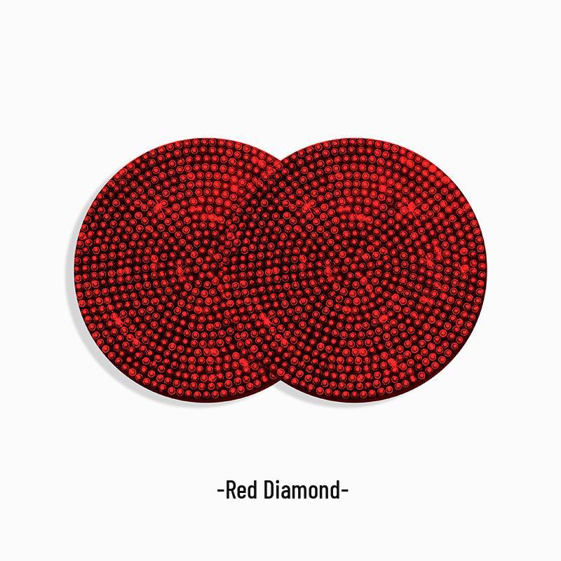 Podložka pod nápoj do auta s kamínky a krystaly: Protiskluzová, vodotěsná silikonová podložka pro izolaci hrnků