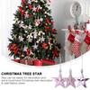 18pcs Star Decor Plastic Ornament For Tree Plastic Star Ornament Hanging Xmas Party Home Xmas Decor Decoration