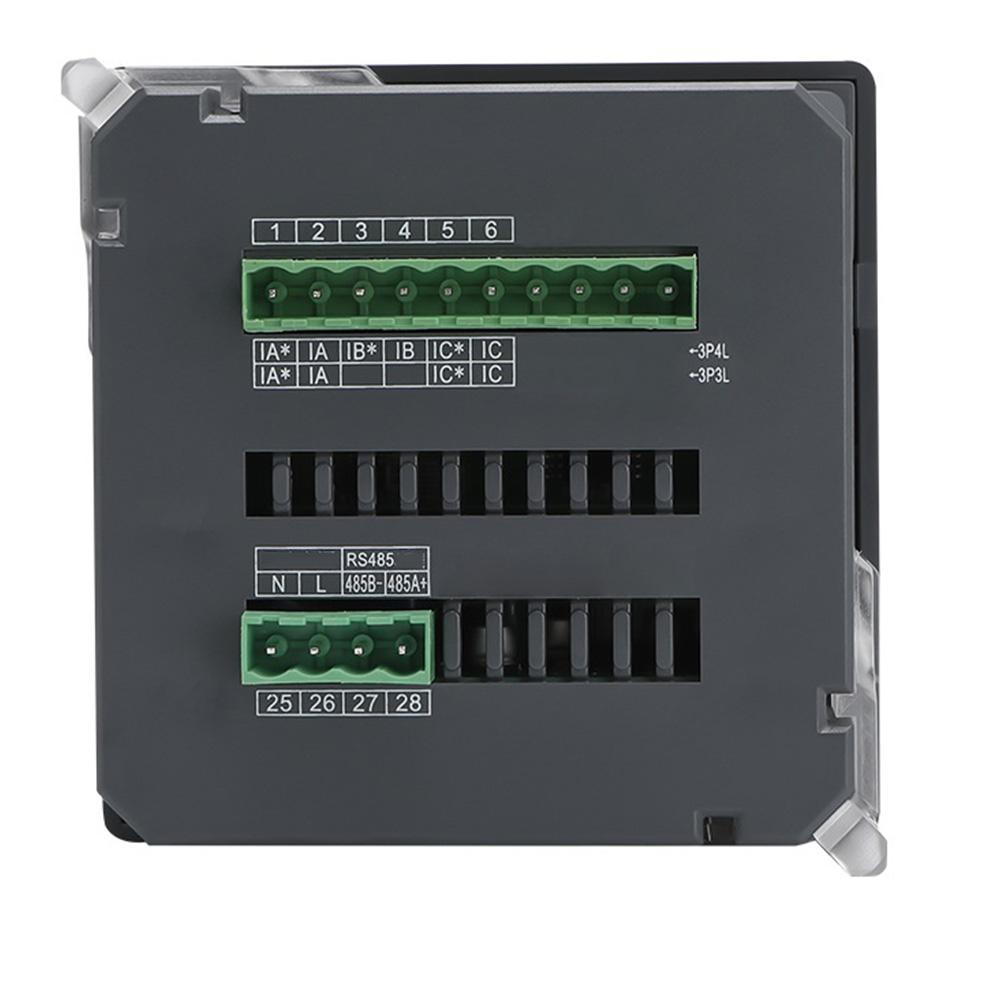 96*96 3-phase Intelligent Ammeter Digital Current Meter With 485 Communication Equipped With A Clear LED Display Screen