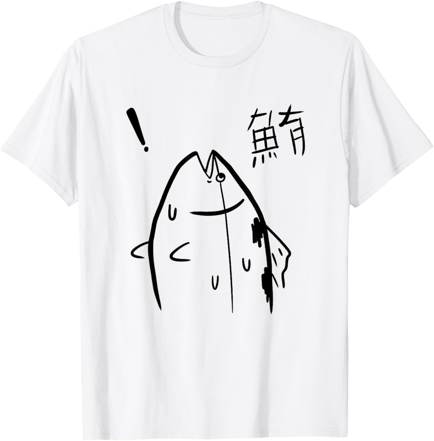 Harajuku Fish Manga Fish Graphic Design T-Shirt S разноцветный