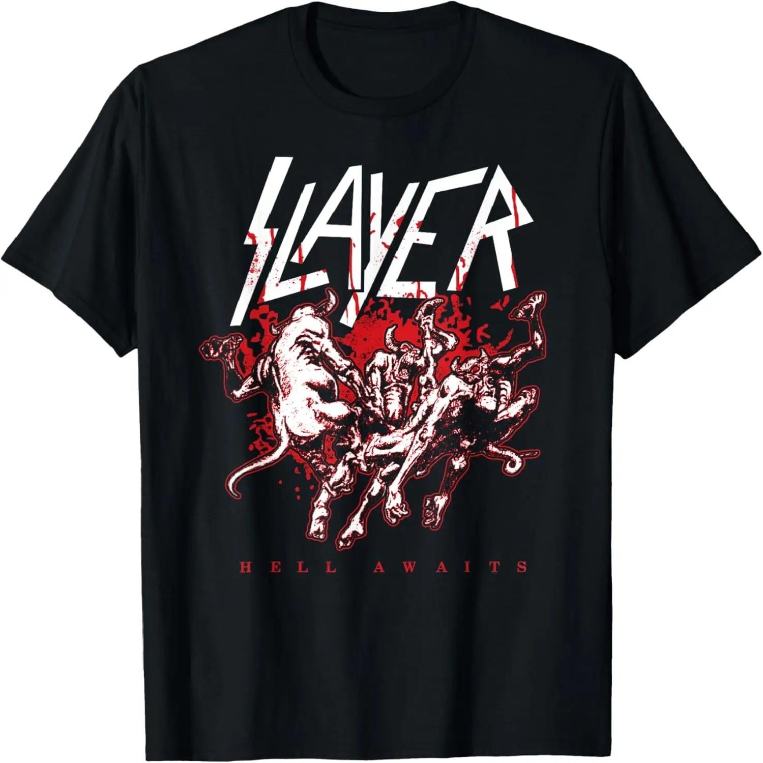 Slayer - Hell Awaits Graphic Demons T-Shirt S разноцветный