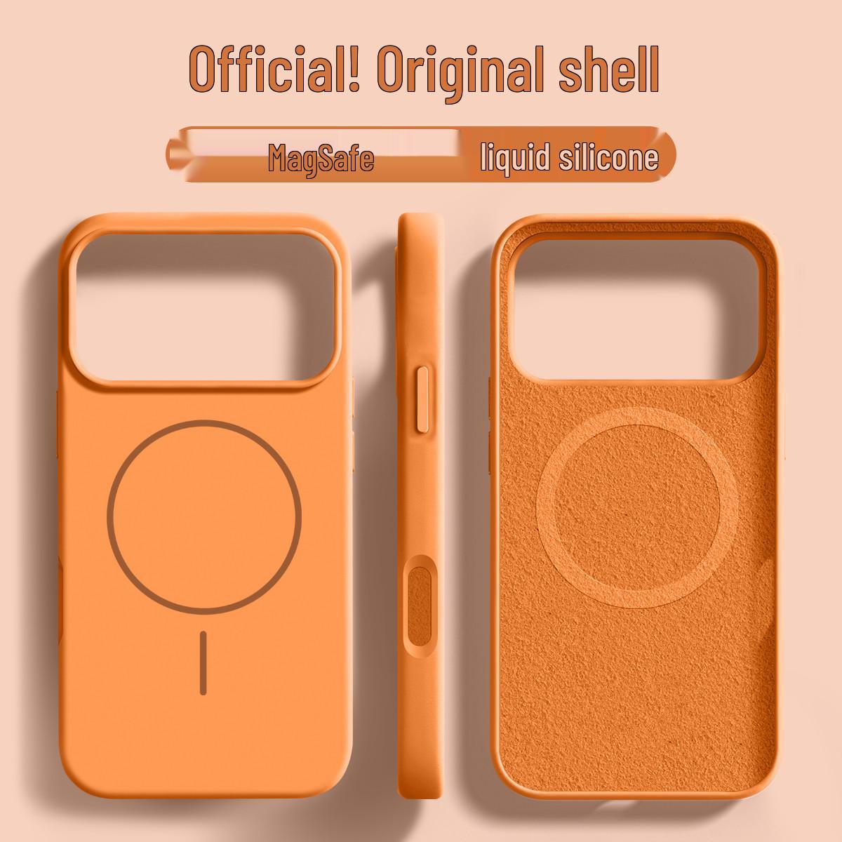

Creative Magnetic Transparent Mirror Frame Case for iPhone 17 Pro Max, 16, 15 - Drop-proof and Frosted. iPhone 16