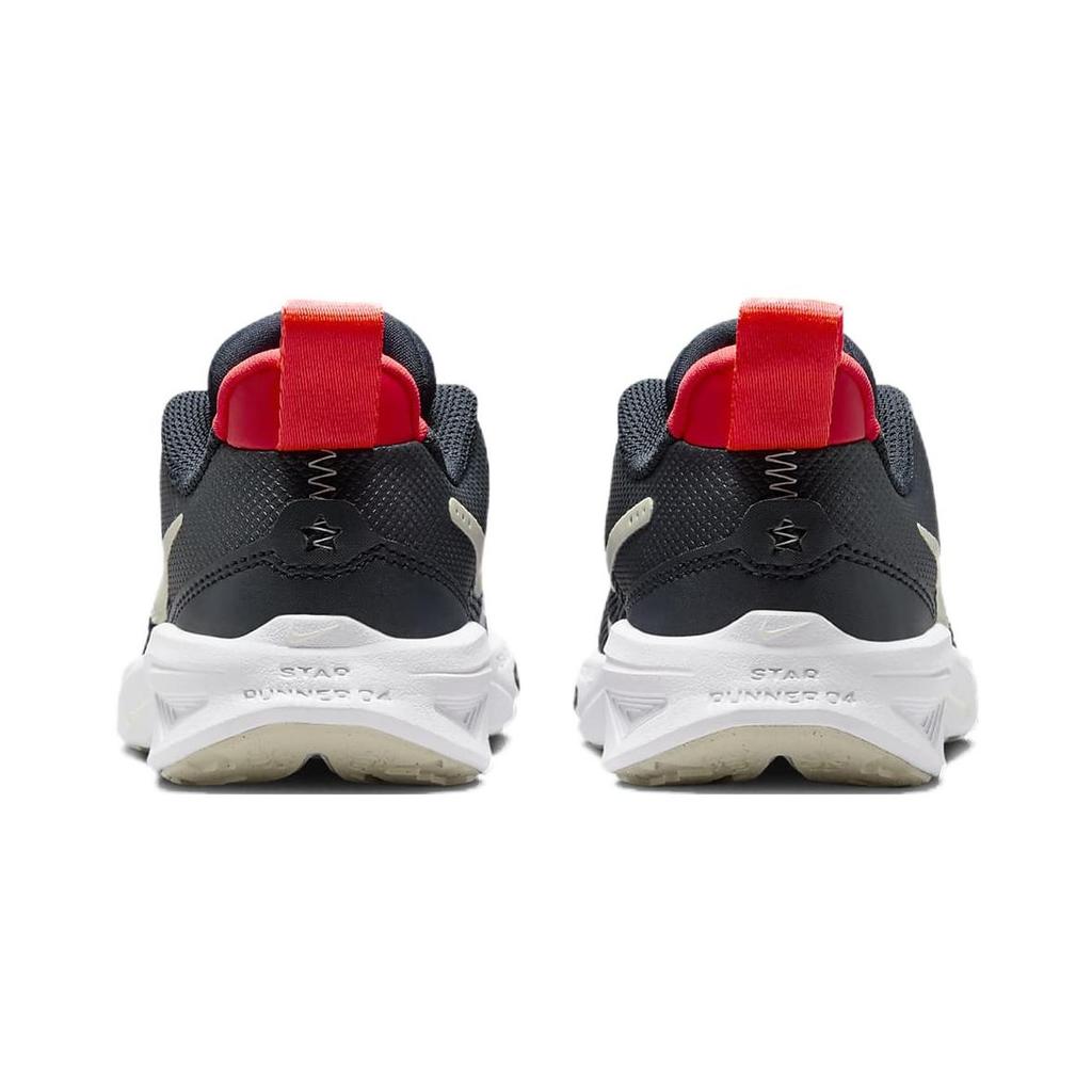 (PS) Nike Star Runner 4 Shoes 'Dark Obsidian White Red' Kids' DX7614-401
