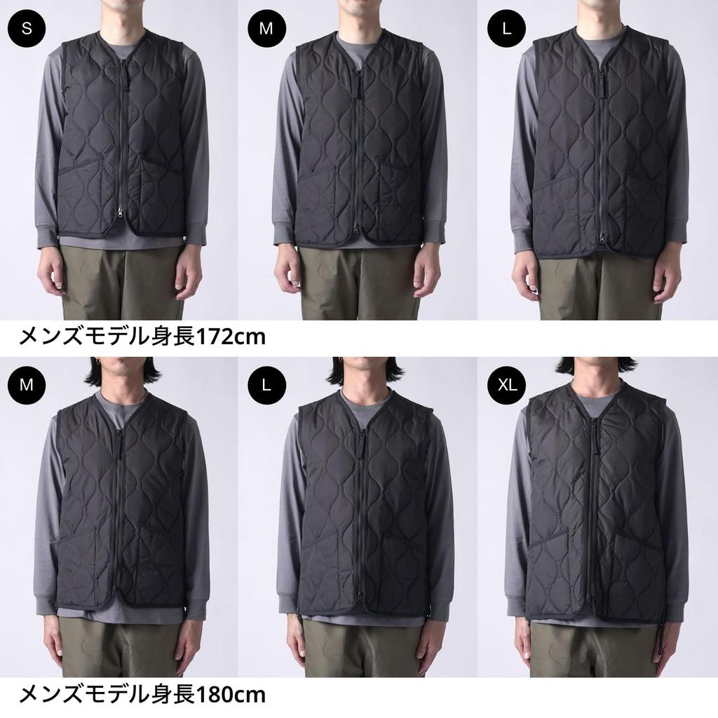 Taion Down Vest Black 001ZML-1