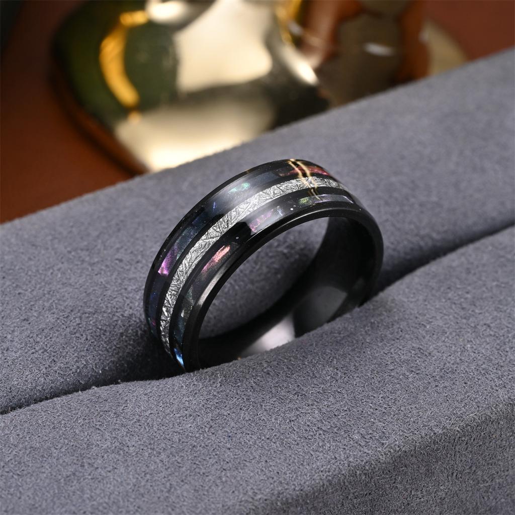A 1pc Stylish, Versatile, Simple and Durable Titanium Steel Design Ring
