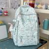 Schoolbag Korean version ins cartoon backpack women's 1011 summer new niche cute graffiti casual lightweight travel backpack