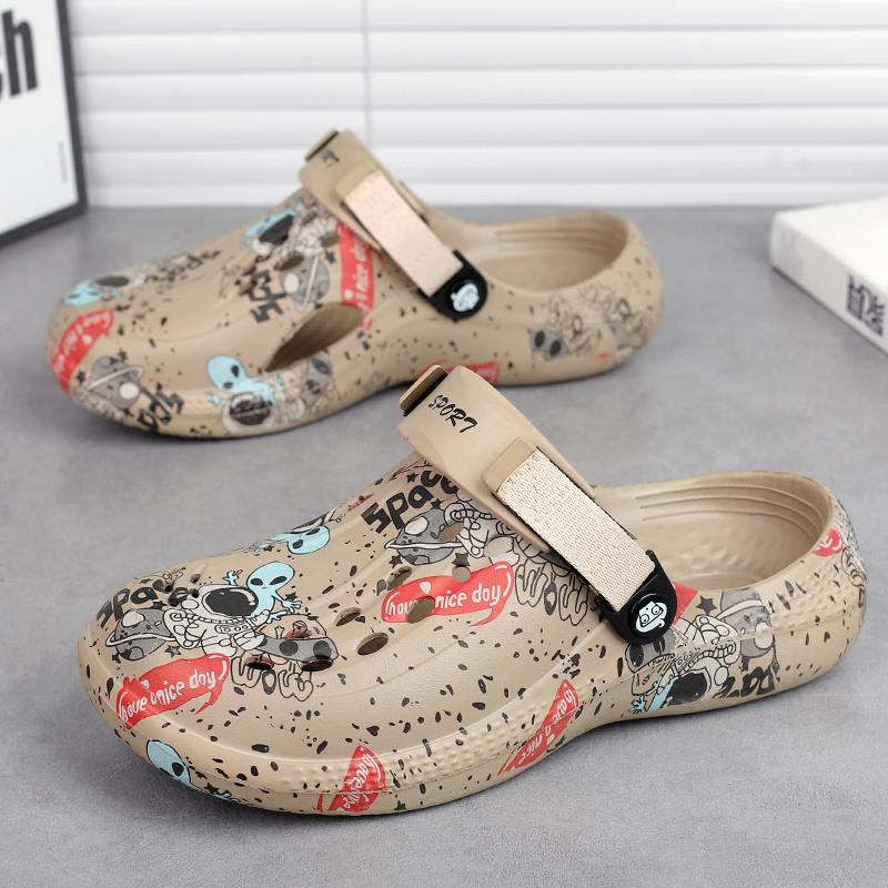 Fashion 2025 Summer Men's Sandals New Home Garden Shoes Comfortable and Lightweight Men Slippers Non-Slip Soft Bottom Flip Flop Sandals