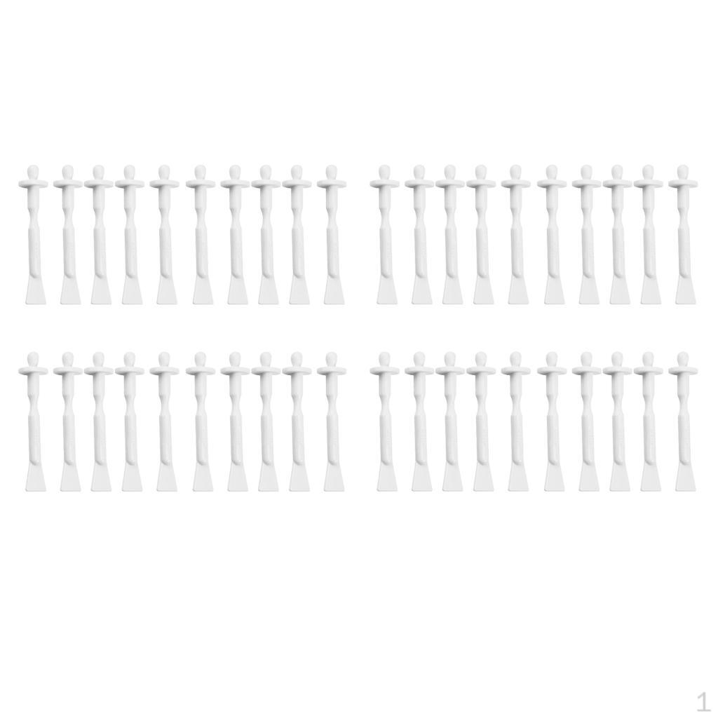 

Набор из 40 шт. аппликаторов для восковой эпиляции, шпатели-палочки для теплого воска для чистки носа, бровей, волос на лице