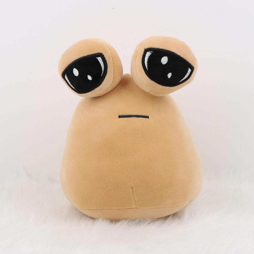 My Pet Alien Pou Plush Toy Stuffed Kawaii Alien Pet Doll Soft Plush Pillow Gifts for Kids Boys Girls