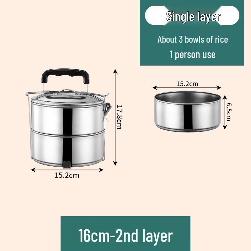 

Debo Outdoor Stainless Steel Multi-Layer Lunch Box