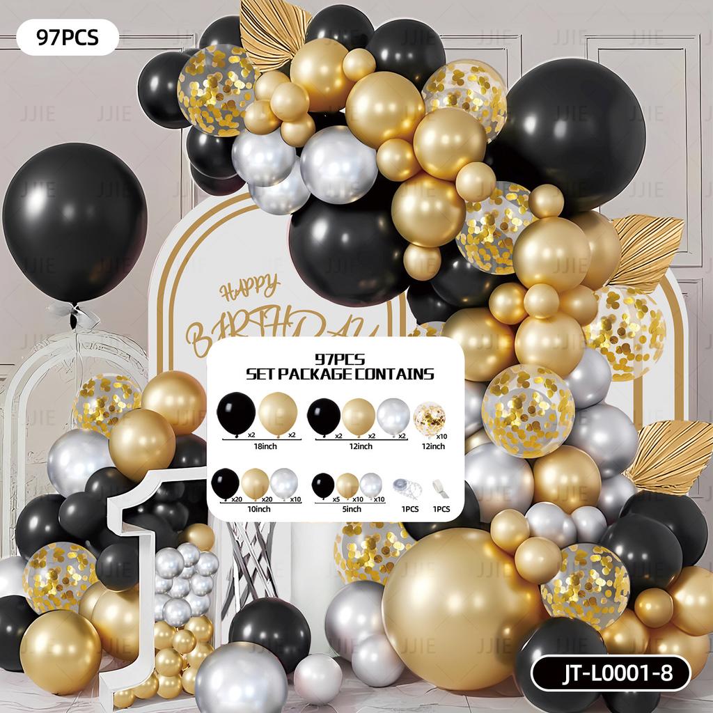 Balloon Chain Arch Set Scene Arrangement Premium Atmosphere Opening Birthday Party Decorations Anniversary Package