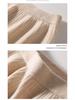 Women's High-Waist Knitted Bodycon Midi Skirt with Slit - Autumn/Winter 2024