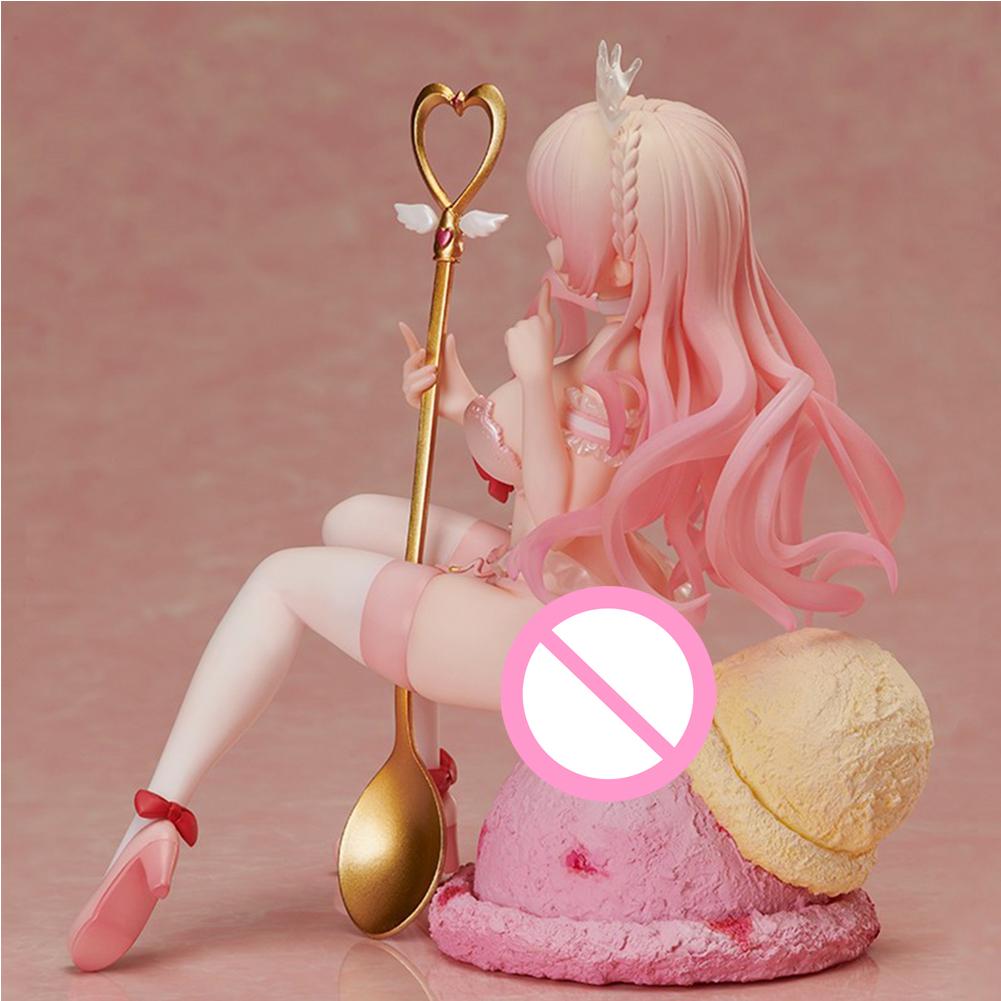 Anime Tasting Girl Ichigo Milk Figure beautiful girl Action Figure PVC model desktop ornaments Collection toy birthday Gift 15cm