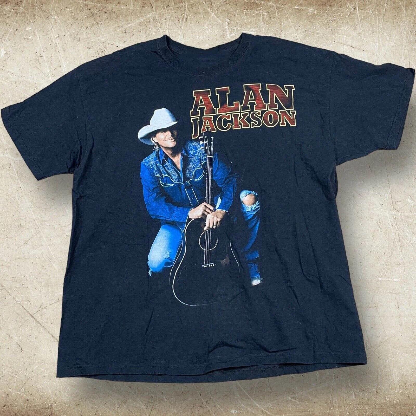 Alan Jackson Live In Concert T-Shirt Country Music Tour Concert Sz 2XL S