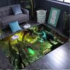 1PC Rug Dragon's Fiery Warcraft Game Carpet, Chair Rug,Area Rug for Office Bedroom Living Rooms Bedroom, Doormat Decor Christmas Fan Gifts