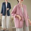 [In Stock] 2025 Spring Artistic Loose Lapel Long Sleeve Women's Suit Jacket