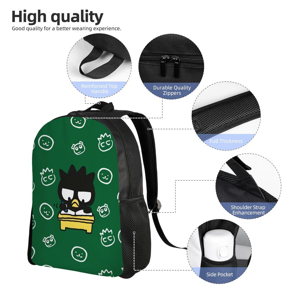 B-BADBADTZ Backpacks for Women Men School College Student Bookbag Fits 15 Inch Laptop Cool Penguin Bags