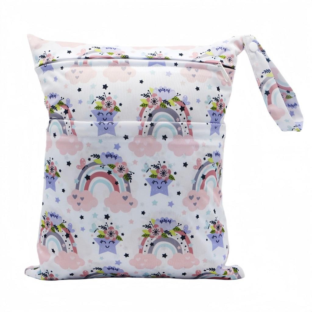 Multifunctional Baby Diaper Bag Ample Storage Space Travel Handbag for Parents Needing Practicality and Fashion