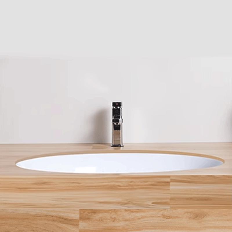 Danchi Oval Undermount Bathroom Sink