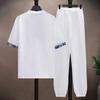 Summer Shirts Men Fashion Cotton Shirts Men's Breathable Sets High Quality Shirts Two Piece