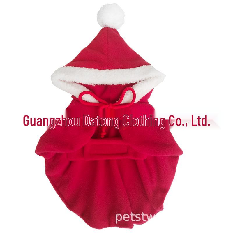 Festive Christmas Tree Shawl for Pets: Winter Cloak for Dogs and Cats