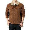 Men's Cotton Jacket Loose Parka Warm Padded Corduroy Short Jacket Winter Jacket Fashion Parkas Casual Plush Outfit Winproof Coat