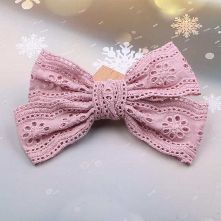Kids' Lace Bow Hair Clip - Korean Style, Versatile DIY Accessory for Girls' Ponytails