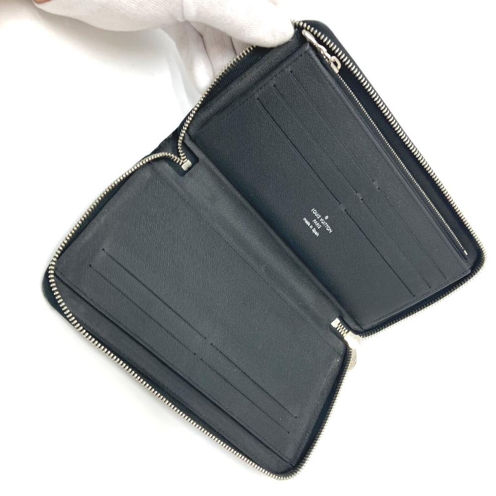 Louis Vuitton M30056 Zippy Organizer NM Long Wallet Leather Black/SilverHardware
