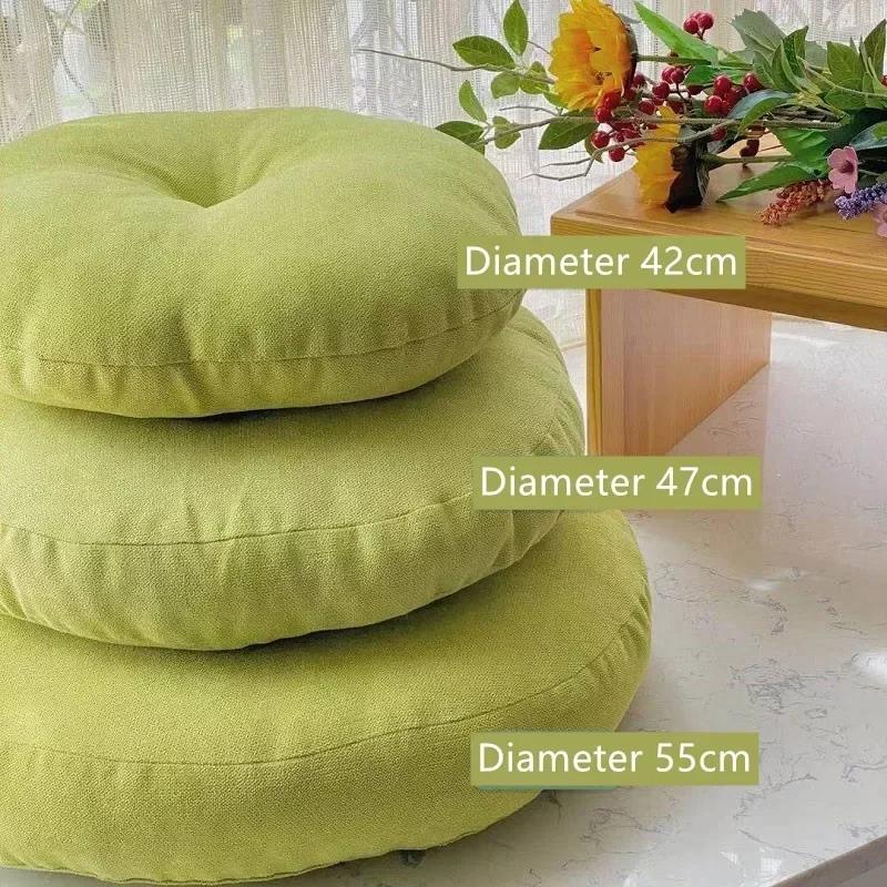 Almohada de espuma viscoelástica universal desmontable y lavable para sofá de cuatro estaciones, adecuada para meditación, yoga, color sólido