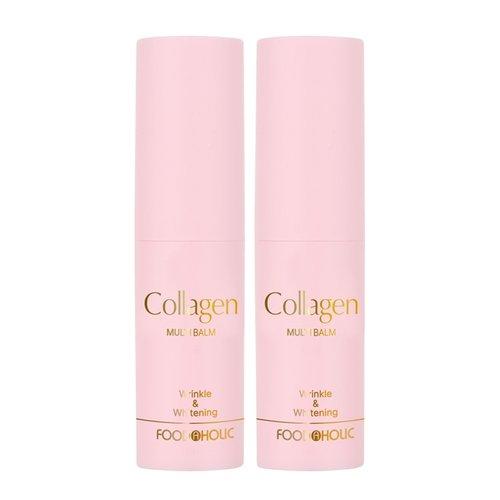 [FoodaHolic](1+1)FoodaHolic Collagen Multi-Balm 10g / Moisturizing Elasticity Ampoule Balm_631373