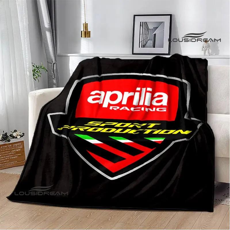 

Aprilia Motorcycle Logo Printed Blankets Fashion Warm Blanket Soft And Comfortable Blanket Home Travel Blankets Birthday Gift 75x90cm