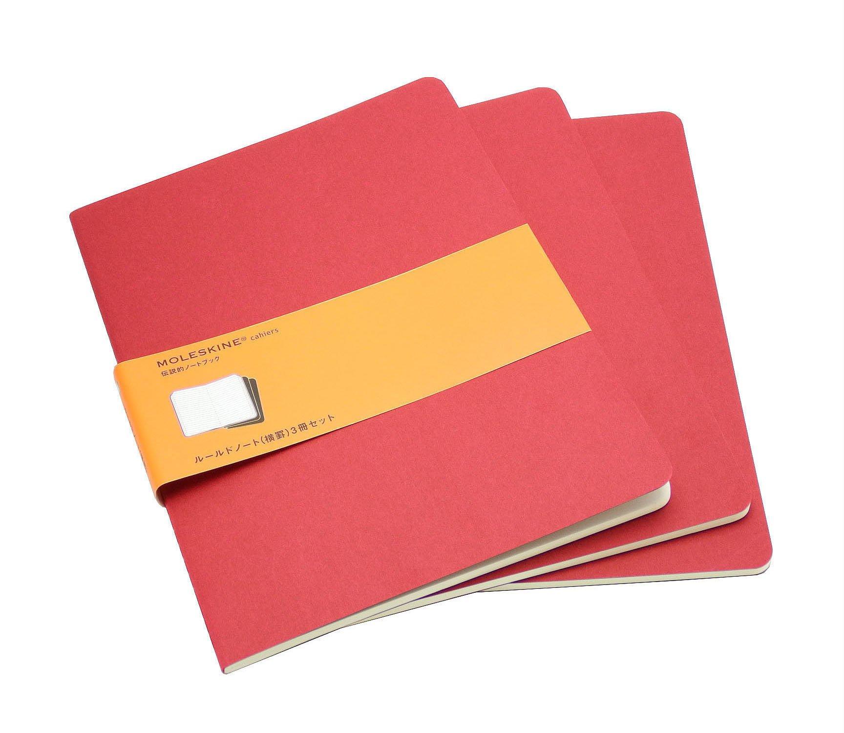 

Moleskine Notebook Cahier Journal Lined CH121 XL Red